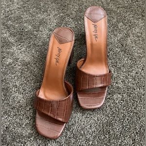 nasty gal slip on heels